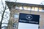 Skilt ved Retten i Glostrup